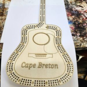 Guitar Cribbage Board
