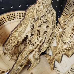 Squatch Big Foot Cribbage Board
