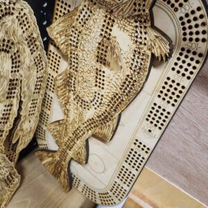 Cod Fish Cribbage Board
