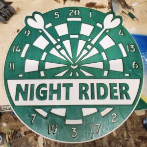 11" Round Dart Sign